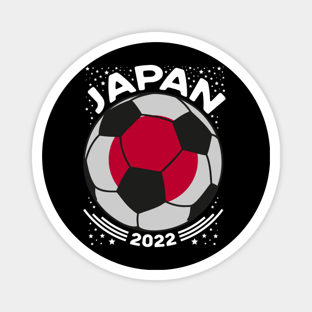 Japan Flag Soccer Football Team Magnet by mcoshop